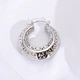 C shaped small point hole earrings                                  United States