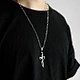 flame cross pendant necklace                      United States