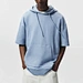 plain hooded custom sweatshirt