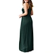 long sleeve plain maxi dress