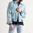 fleece denim baseball jacket supplier