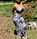 tie dye maxi dress