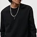 round neck fleece sweatshirt