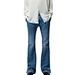 OEM service  premium 100% cotton washed men's jeans flared pants