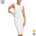 sleeveless bodycon dress
