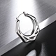 C shaped undulating earrings                                        United States