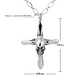 Punk cross skull pendant necklace                                     United States