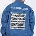 vintage ripped denim jacket supplier