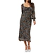 long sleeve dress chiffon