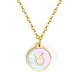 stainless steel shell pendant