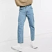 High quality OEM custom High quality functional pockets design belt loop jeans blue light wash classic jeans