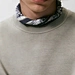 men high neck hoodie jacket