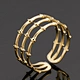 bone hollow rings    18K gold ring      Stainless steel ring      Jewelery      U. S.A