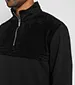 half zip crop sweatshirt
