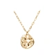 coin steel necklace