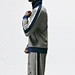 men hoodie with long collar