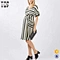 Hot selling wholesale maternity clothes wrap front stripe women shirt dresses