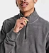 half zip cotton sweatshirt