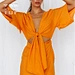 v neck mini cocktail dresses