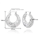C shaped small point hole earrings                                  United States
