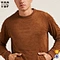 custom faux suede sweatshirt
