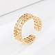 Hollow cross ring        18K gold ring      United States    Stainless steel ring   Jewelry