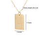 gold letter pendant necklace