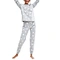 Nightwear pajamas wholesale women printed sleepwear lounge set