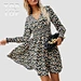 v neck dress color