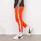 custom striped reflective pants