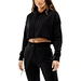 OEM high quality Distressed loose crew neck hoodies women sweatshirt