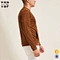 custom faux suede sweatshirt