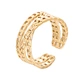 Hollow cross ring        18K gold ring      United States    Stainless steel ring   Jewelry