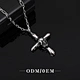 Punk cross skull pendant necklace                                     United States
