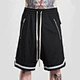 custom zip pockets basketball shorts