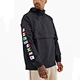 Custom hooded windbreaker jacket