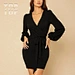 v neck mini cocktail dresses