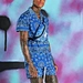 custom Paisley shirt and shorts set