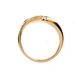 JR0035 French fashion 14k gold stainless steel women Single leaf rings Jewellery  Free Sample