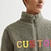 custom warm polar fleece jacket