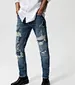 custom ripped denim jeans