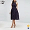 lace bridesmaid dress blue