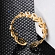 hollow leaves rings      18K gold ring      Stainless steel ring             United States   Jewelry
