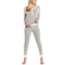 China manufacturer elasticised waistband women custom pajama set