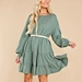 knit comfortable cotton dress