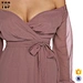 wrap dress long clothing