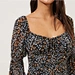 long sleeve dress chiffon