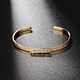 A horizontal bracelet