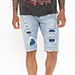 denim men's shorts