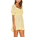 ditsy summer dresses，casual summer shift dresses，button down summer dress